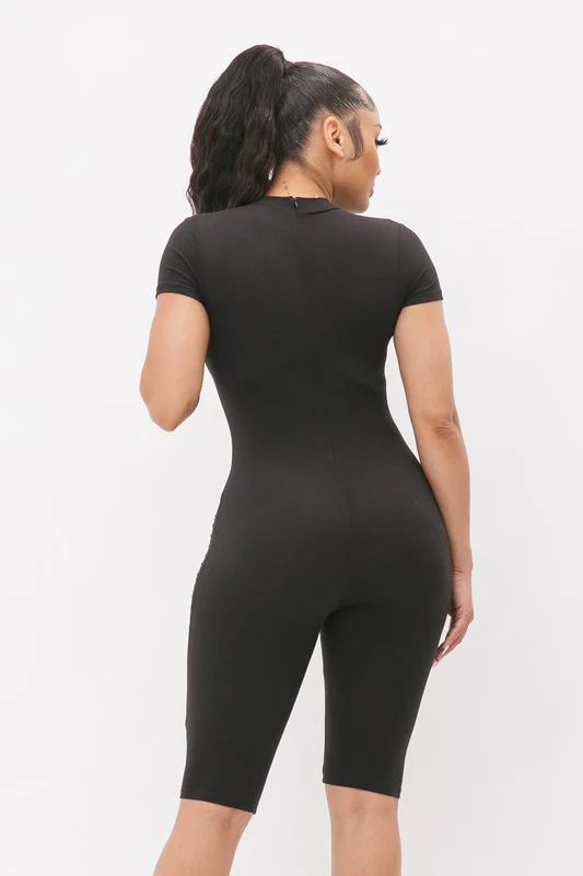 Moriah Black Romper - Image 4
