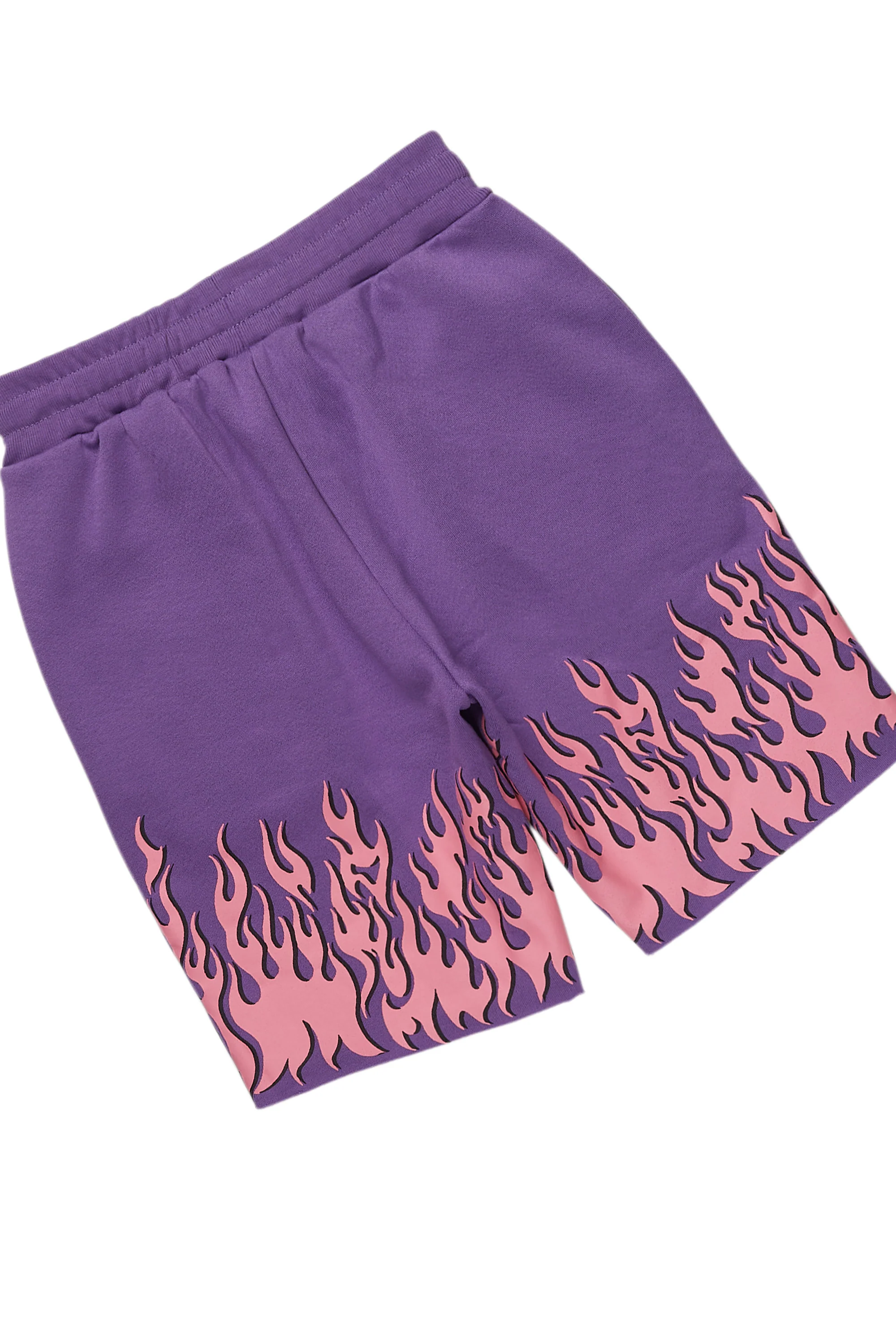 Arais Purple T-Shirt Short Set - Image 10