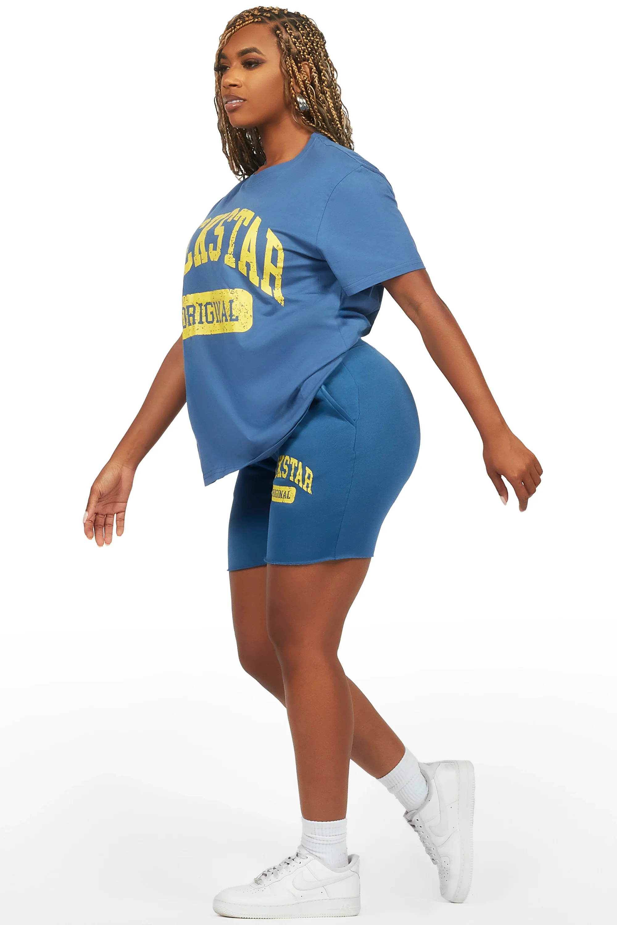 Javonuna Navy T-Shirt Short Set - Image 3