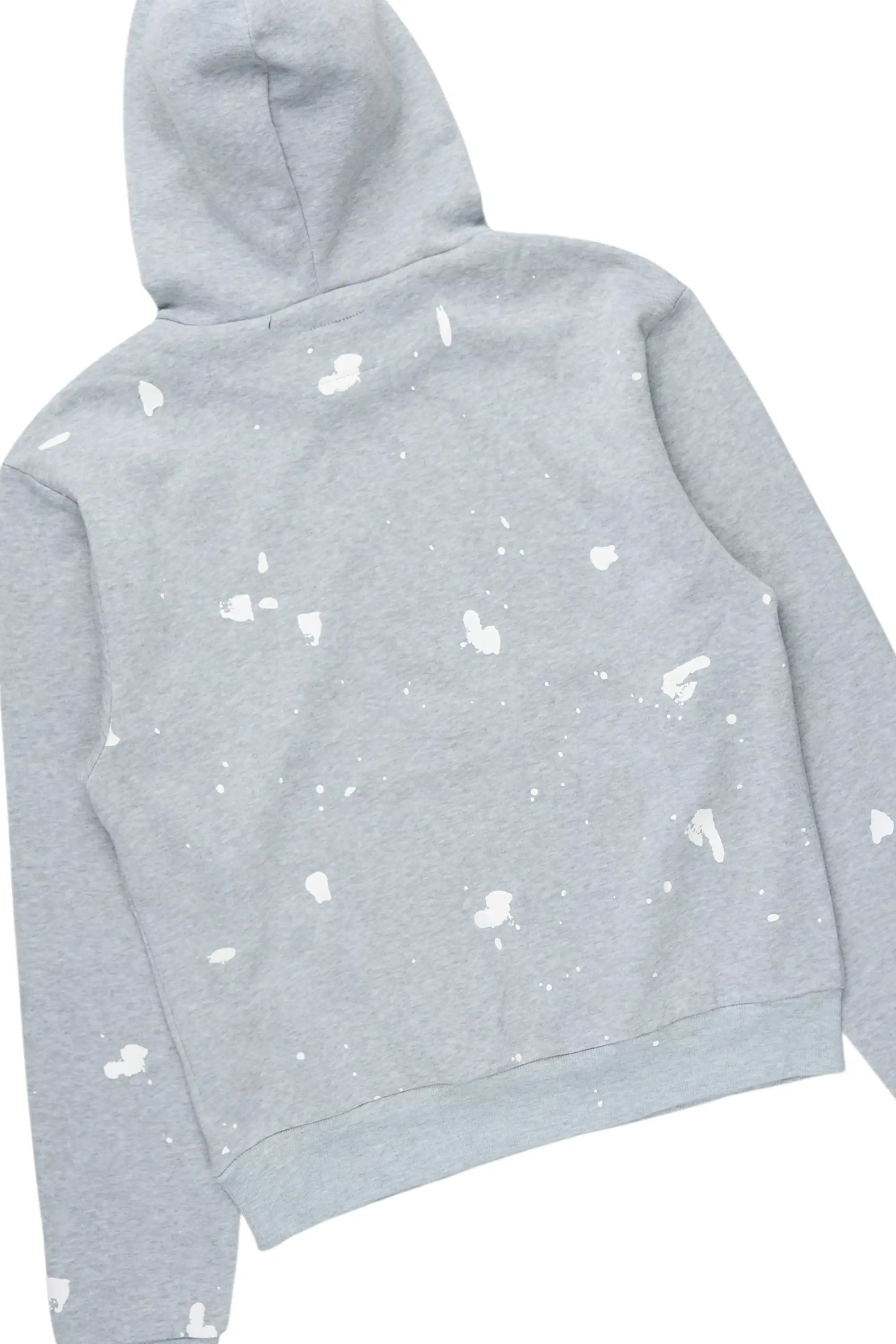 Just Between Us Heather Grey Short Set - Image 5