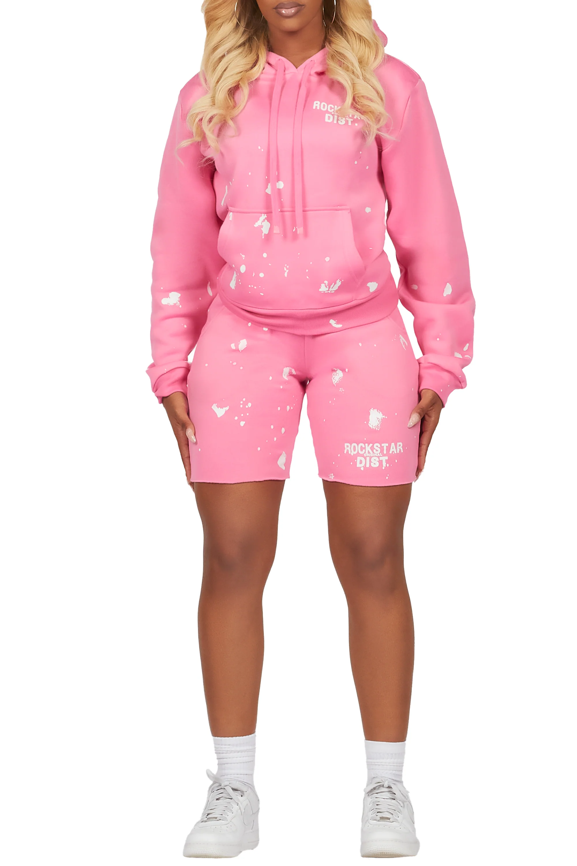 Just Between Us Bubblegum Pink Short Set - Image 11