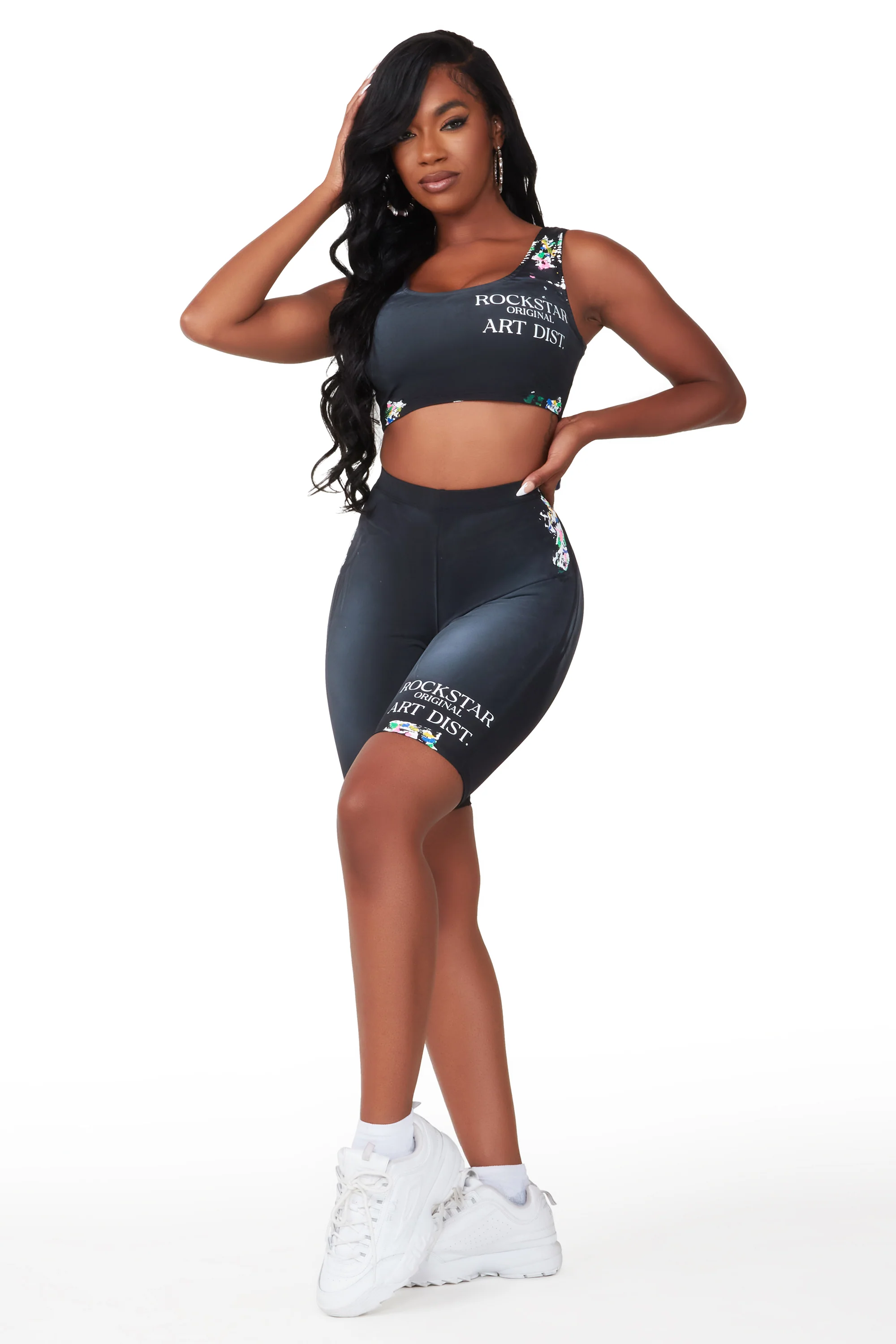 Tate Art Dist. Black Bike Short Set - Image 4