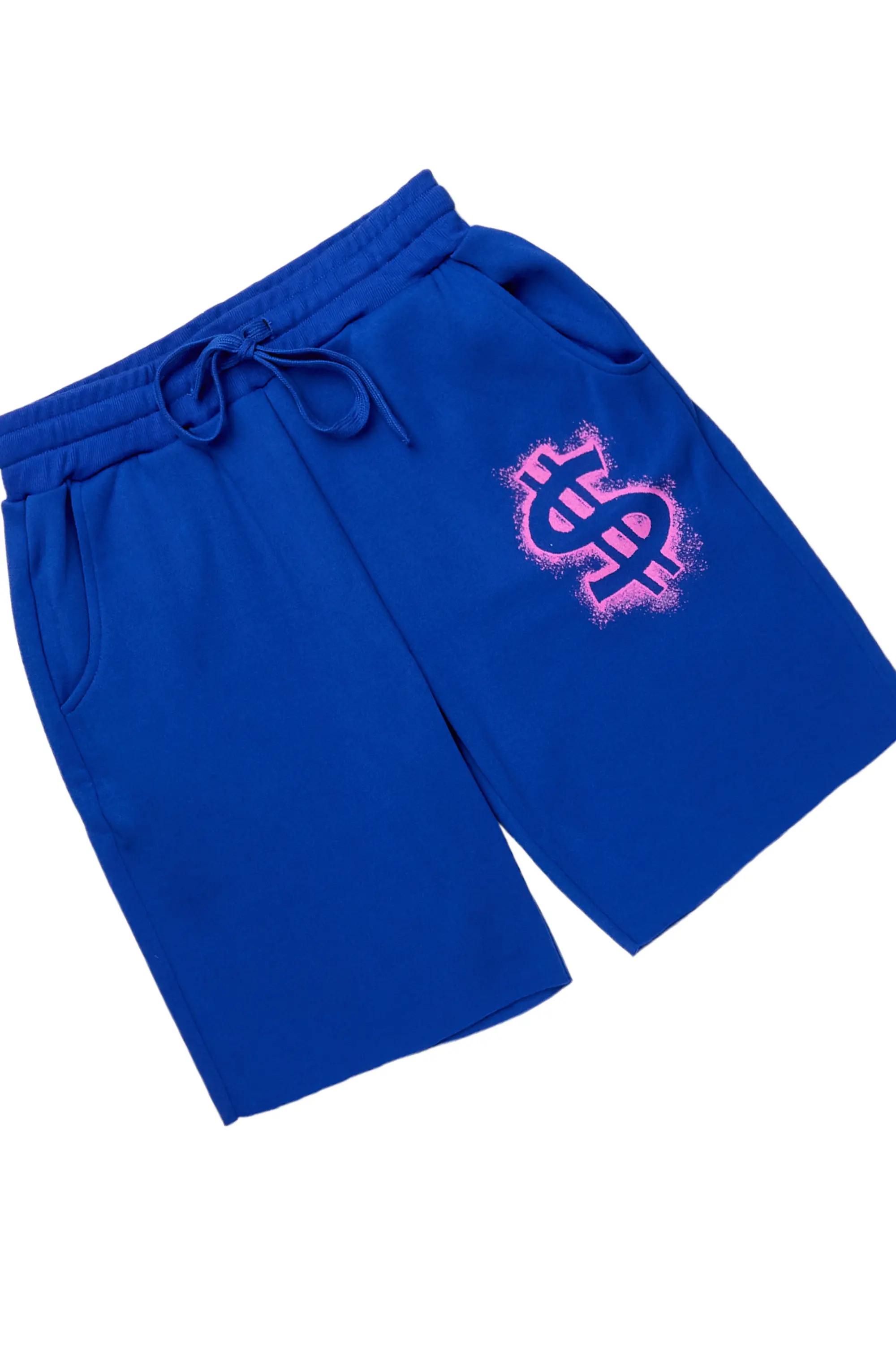 Rich Gang Royal Blue Short Set - Image 7
