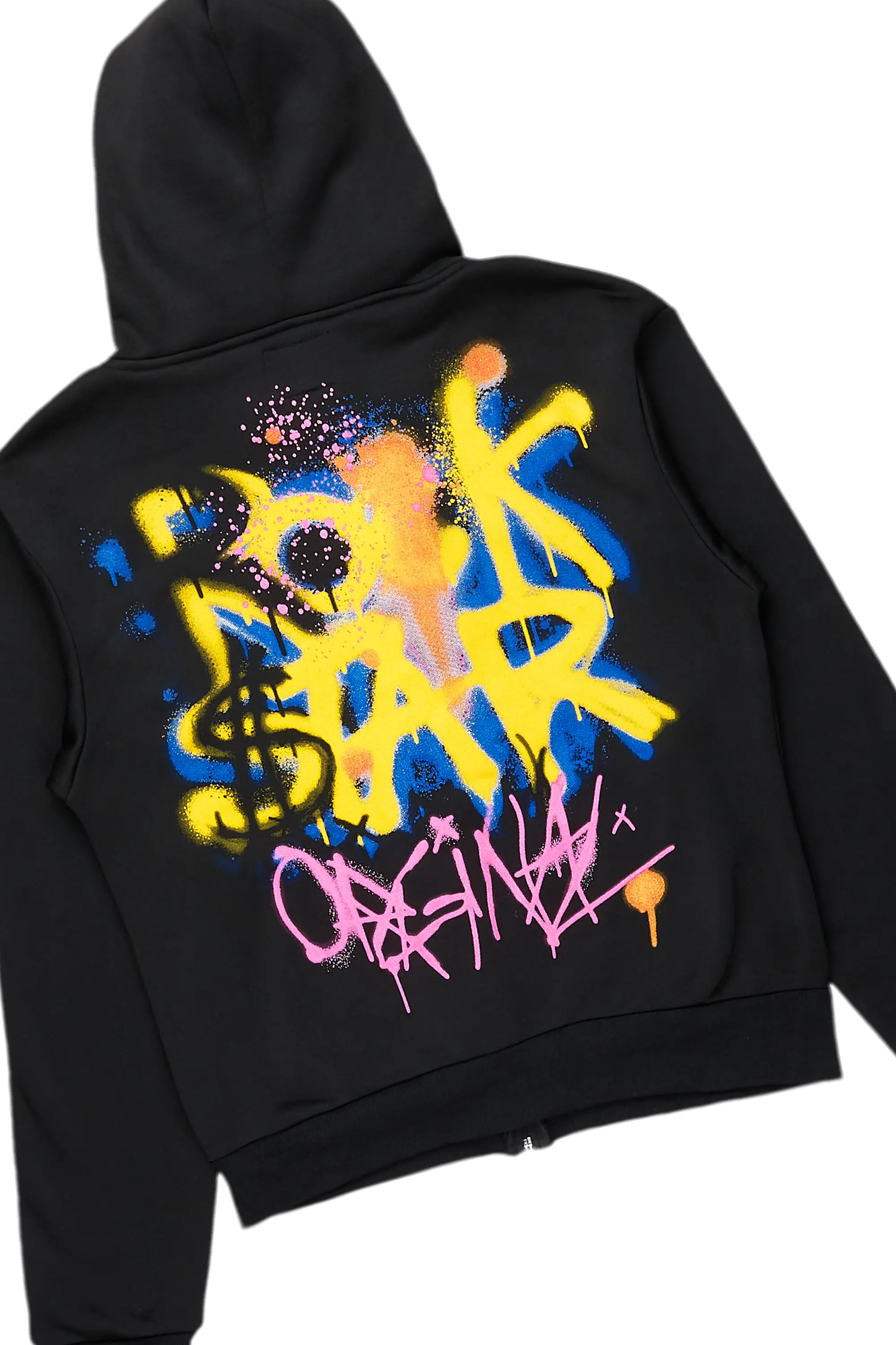 Passion Black Zip Up Short Set - Image 6