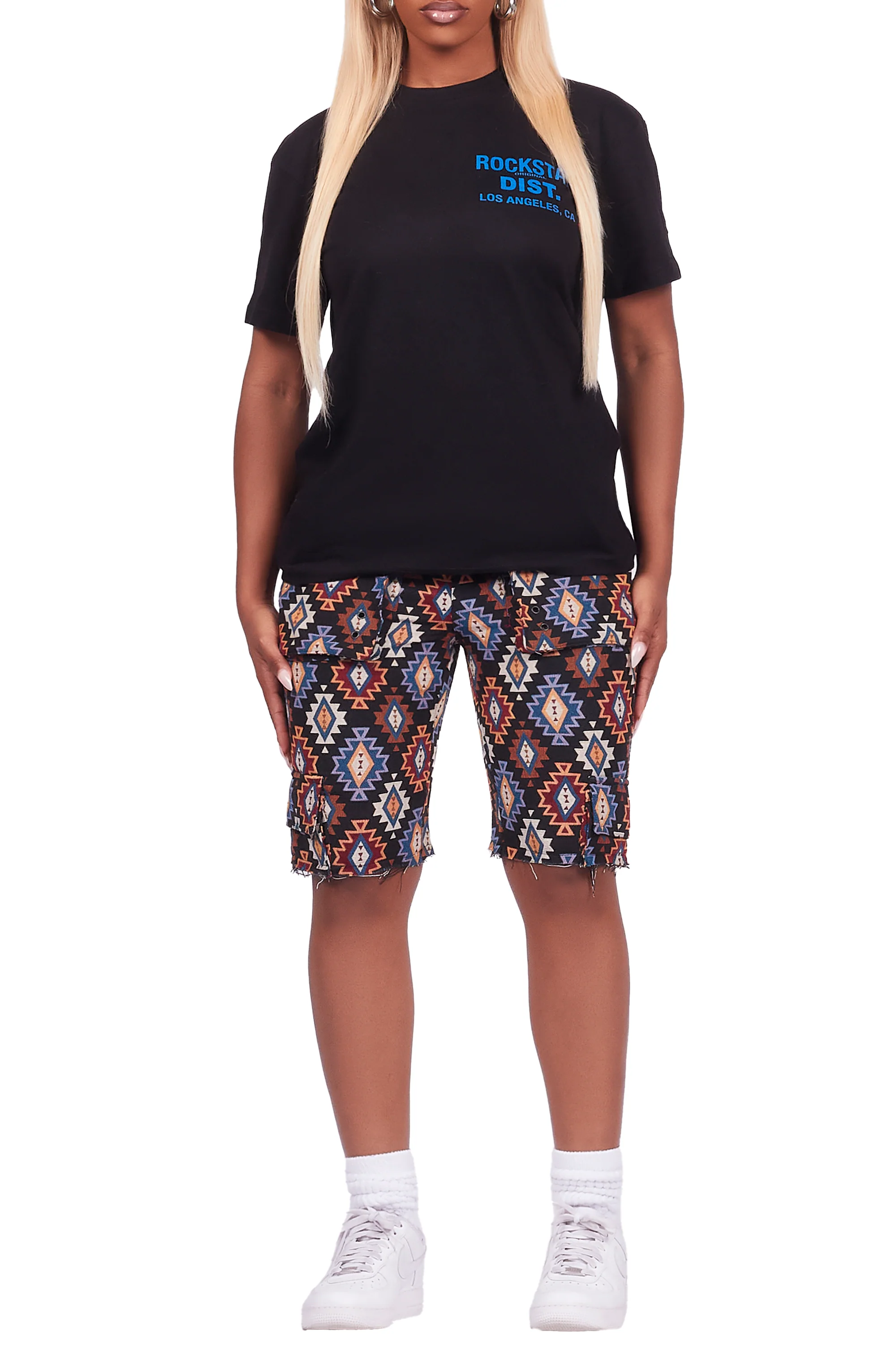 Andraila Black T-Shirt Short Set - Image 10