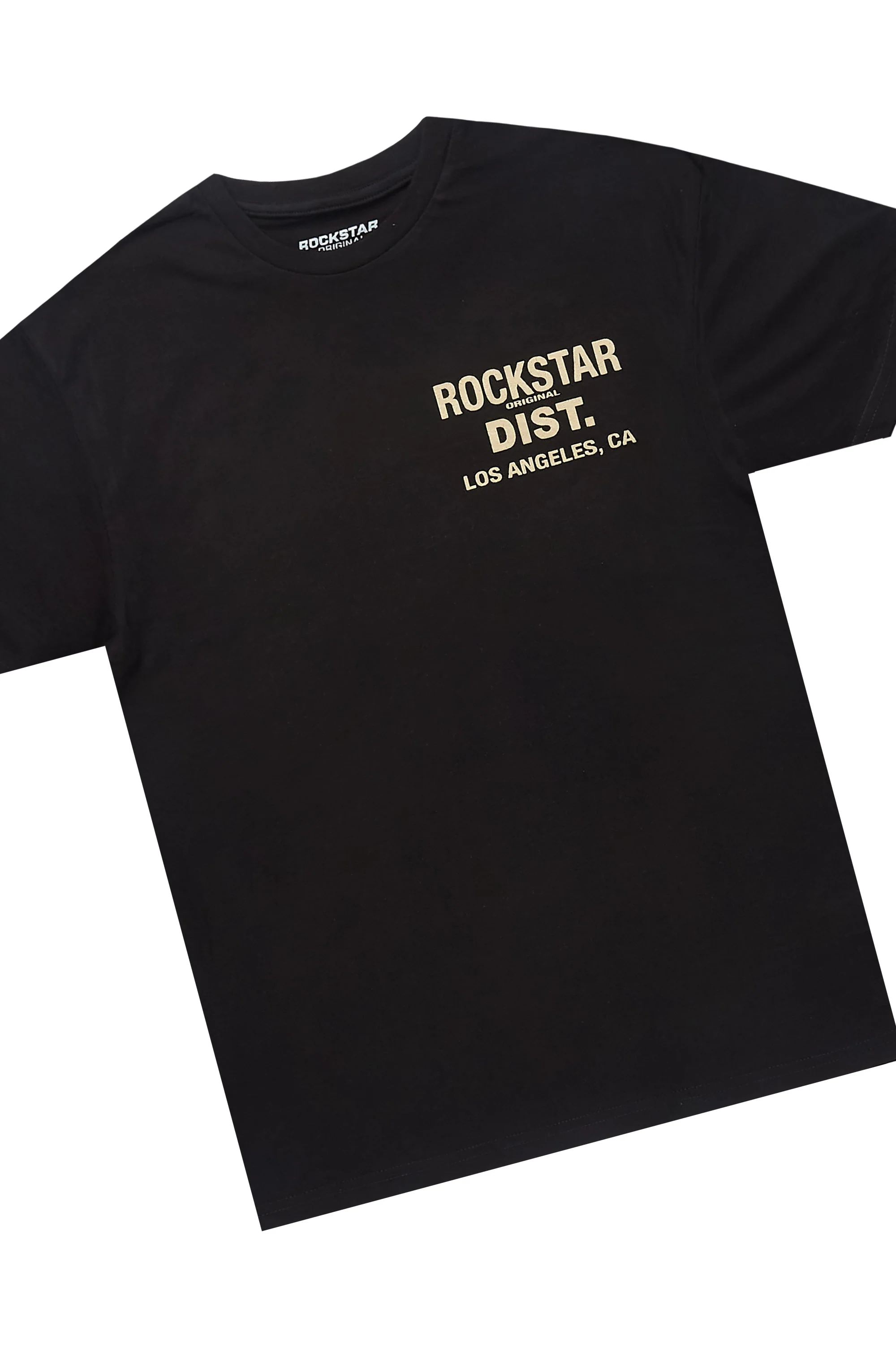 Missy Black/Beige T-Shirt Short Set - Image 7