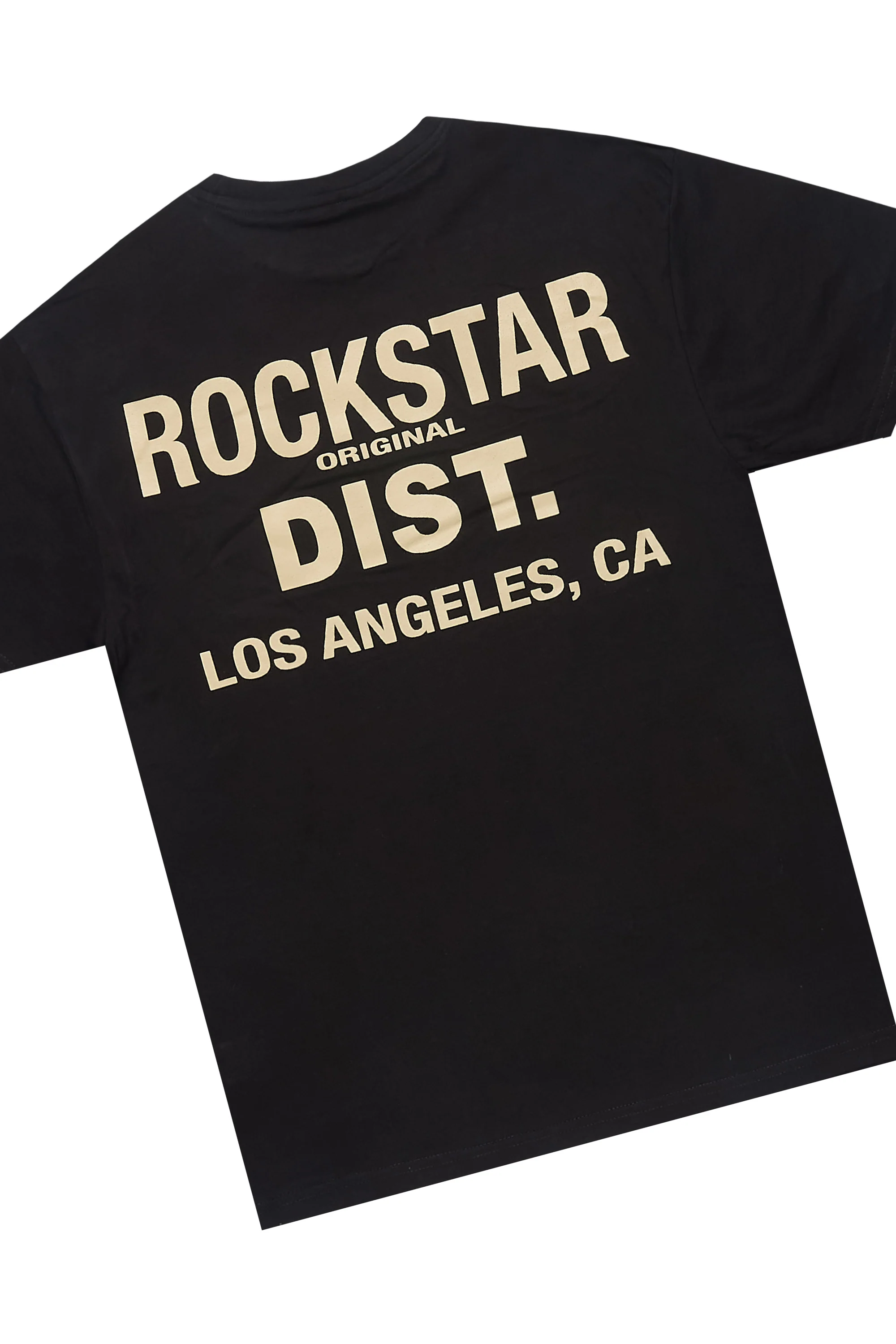 Missy Black/Beige T-Shirt Short Set - Image 8