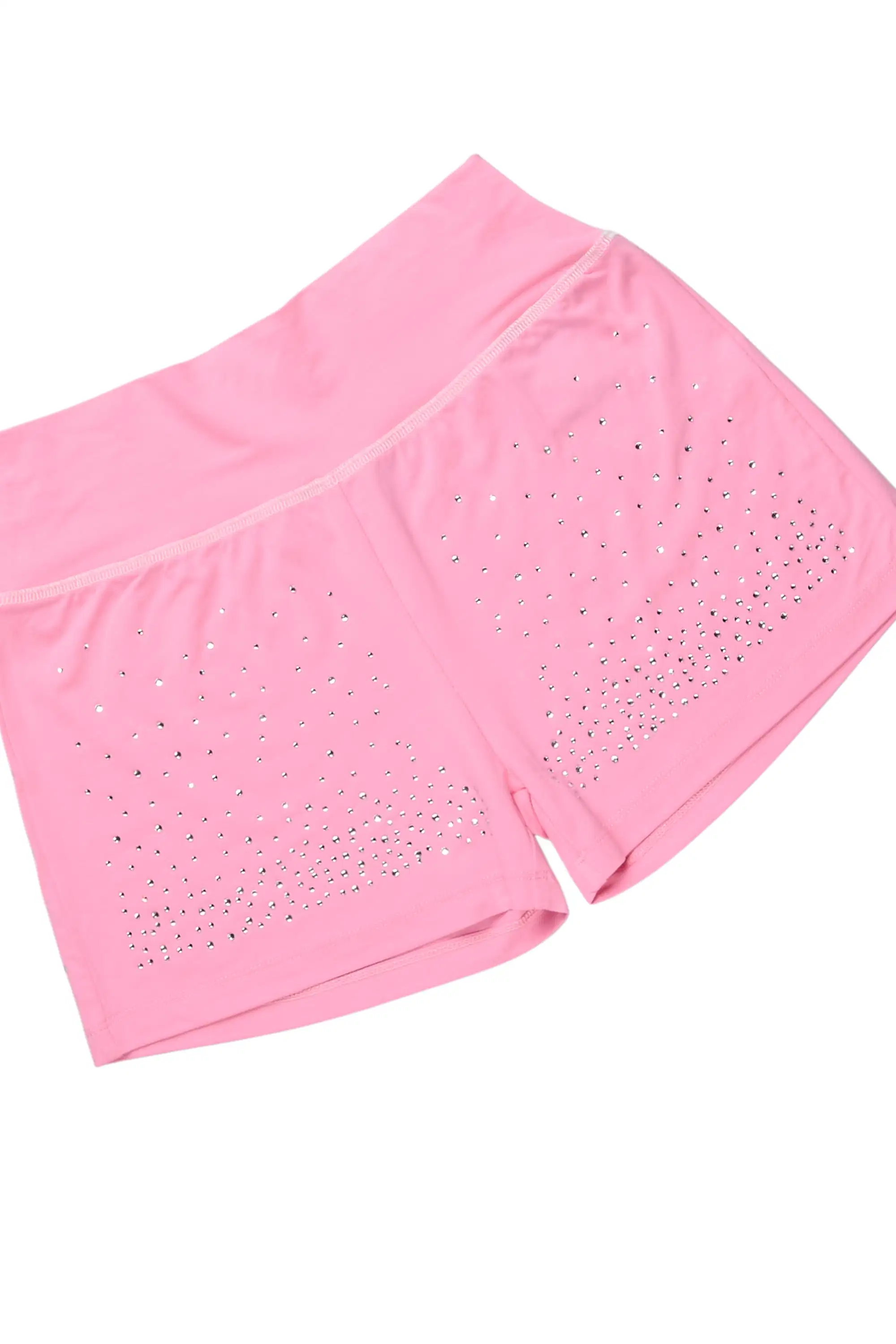 Joella Pink Rhinestone Short Set - Image 9