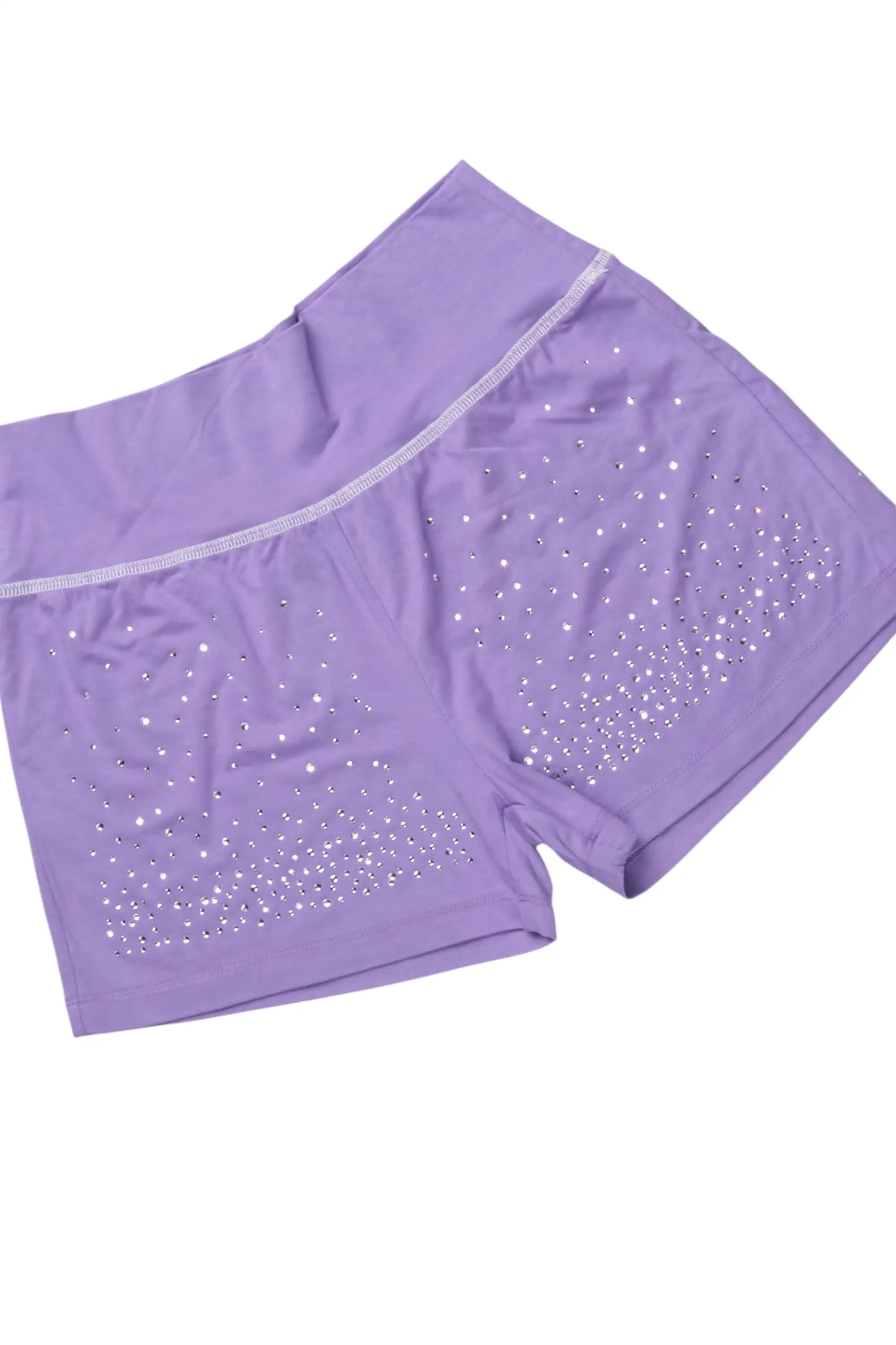 Joella Purple Rhinestone Short Set - Image 9