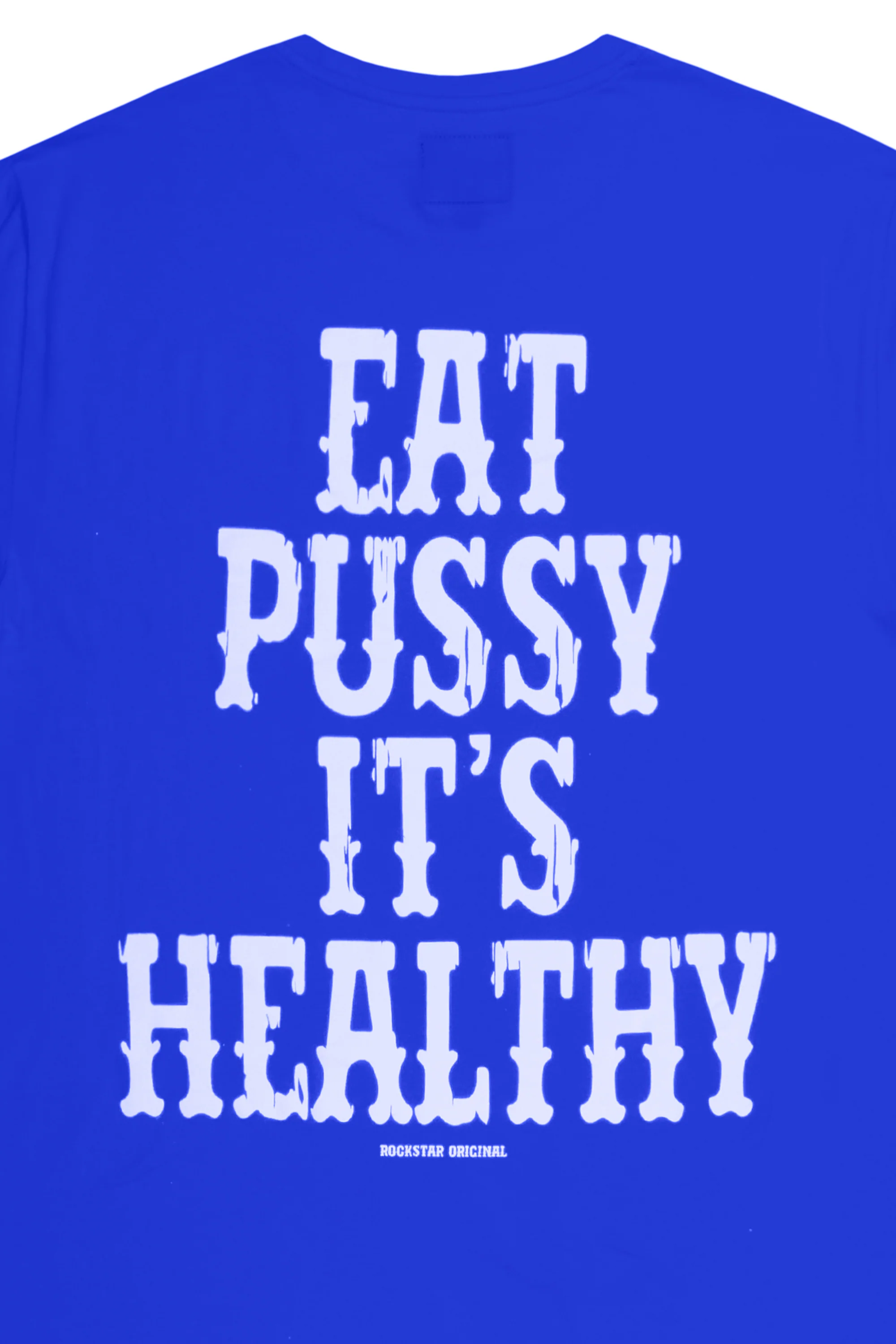 Alayna Royal Blue Oversized Tee - Image 3