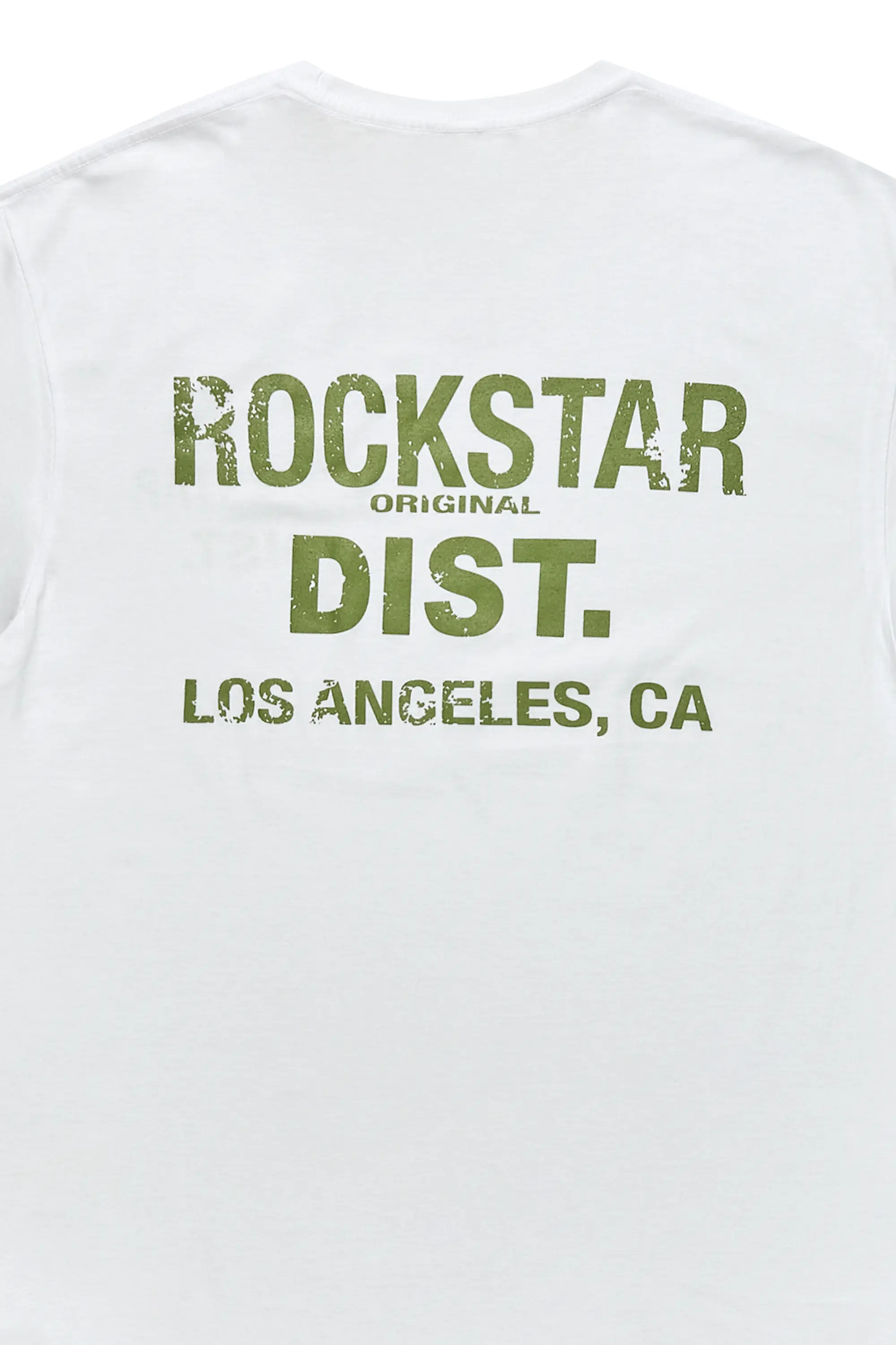 Dalasia White/Green Oversized Tee - Image 3