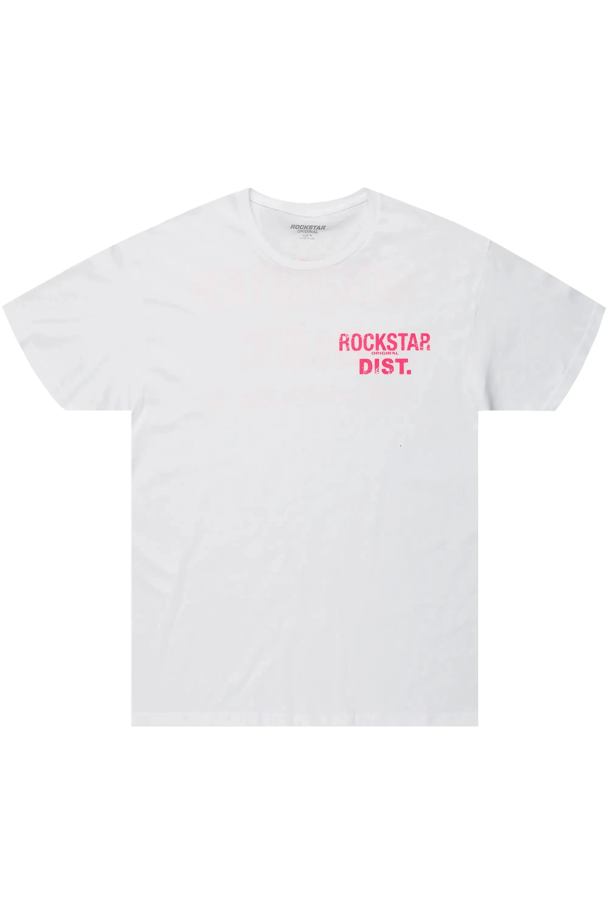 Dalasia White/Pink Oversized Tee - Image 2