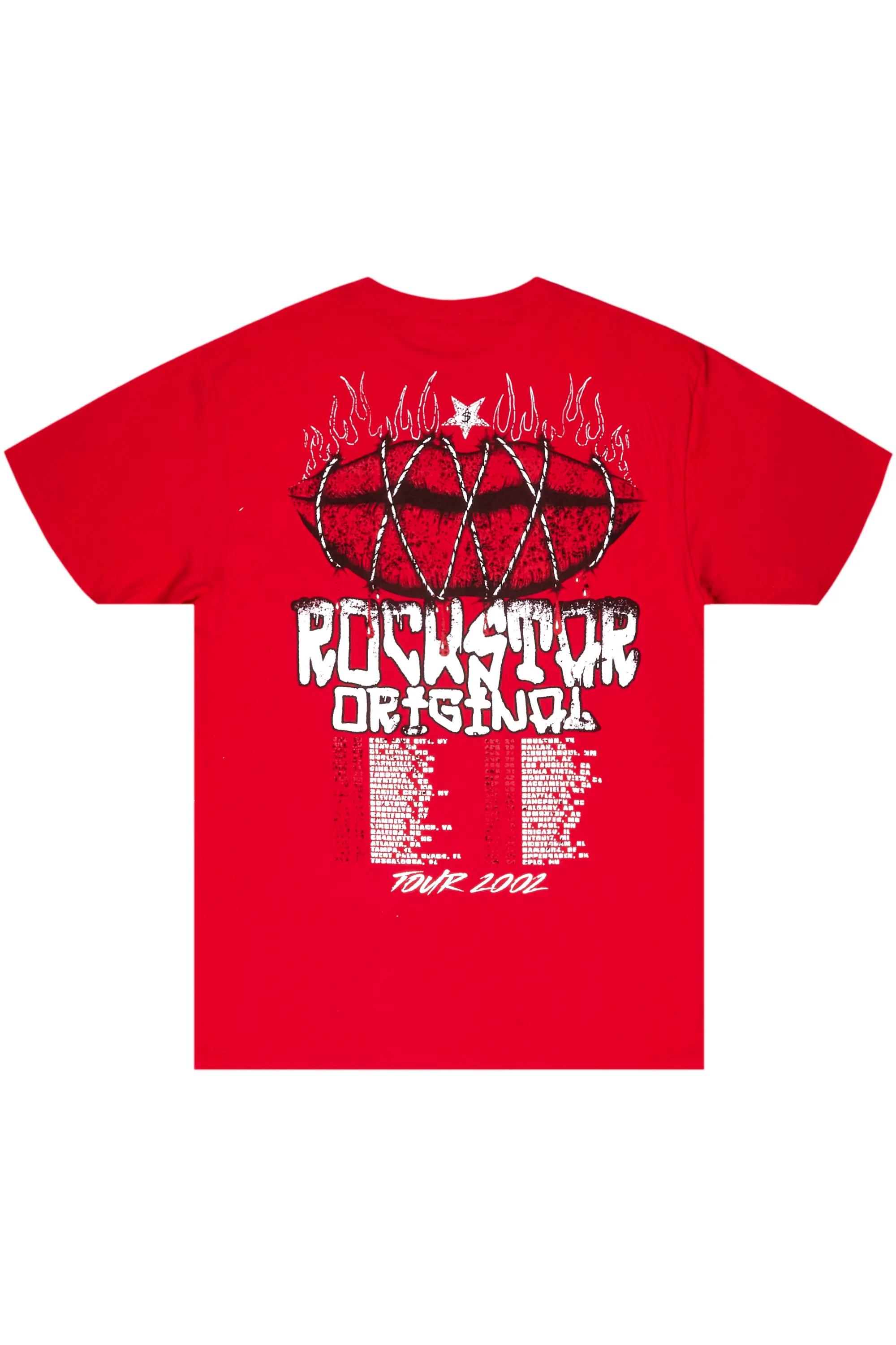 Sharia Red Oversized T-Shirt - Image 3