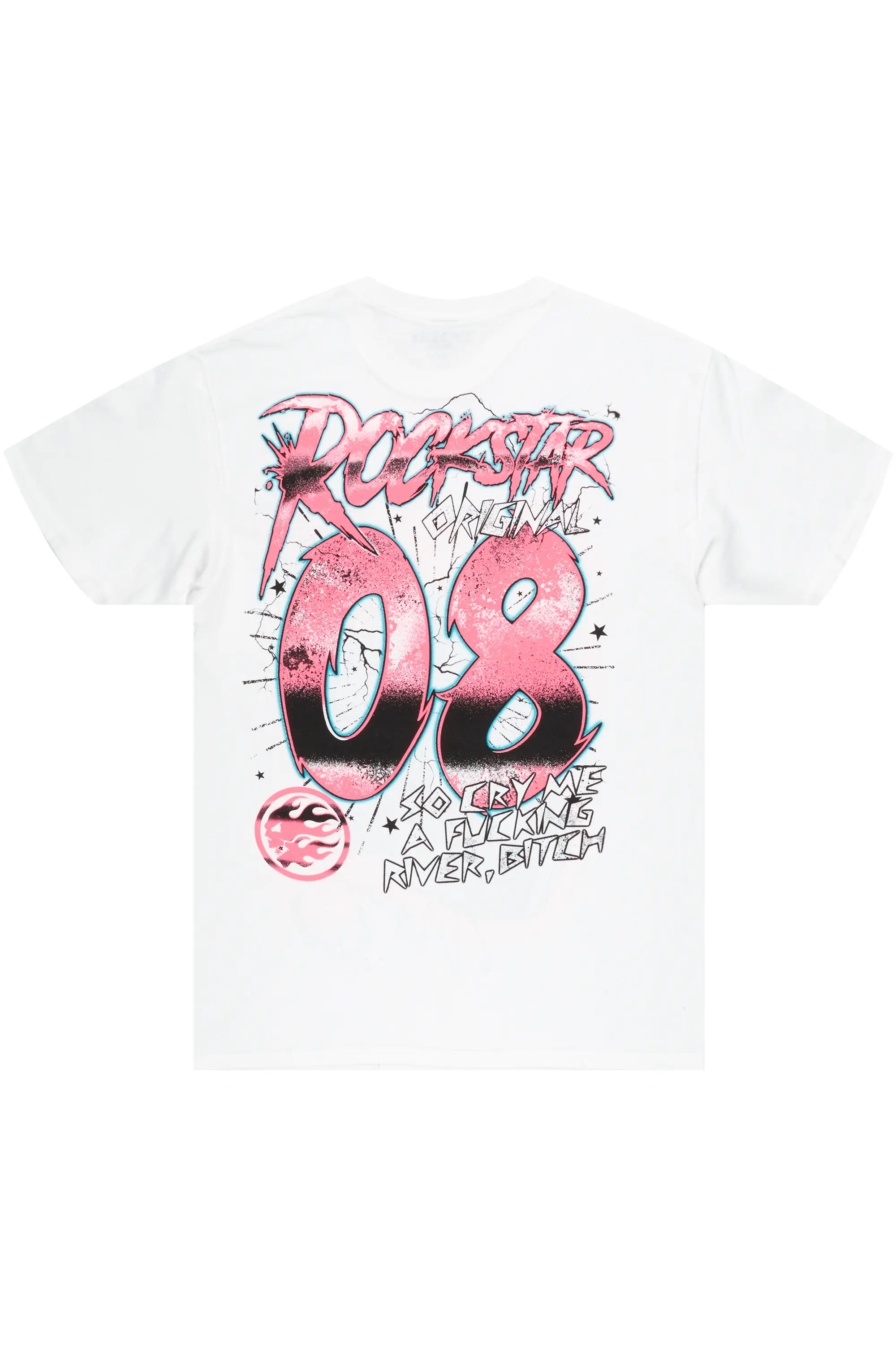 Quincey White Oversized T-Shirt - Image 3