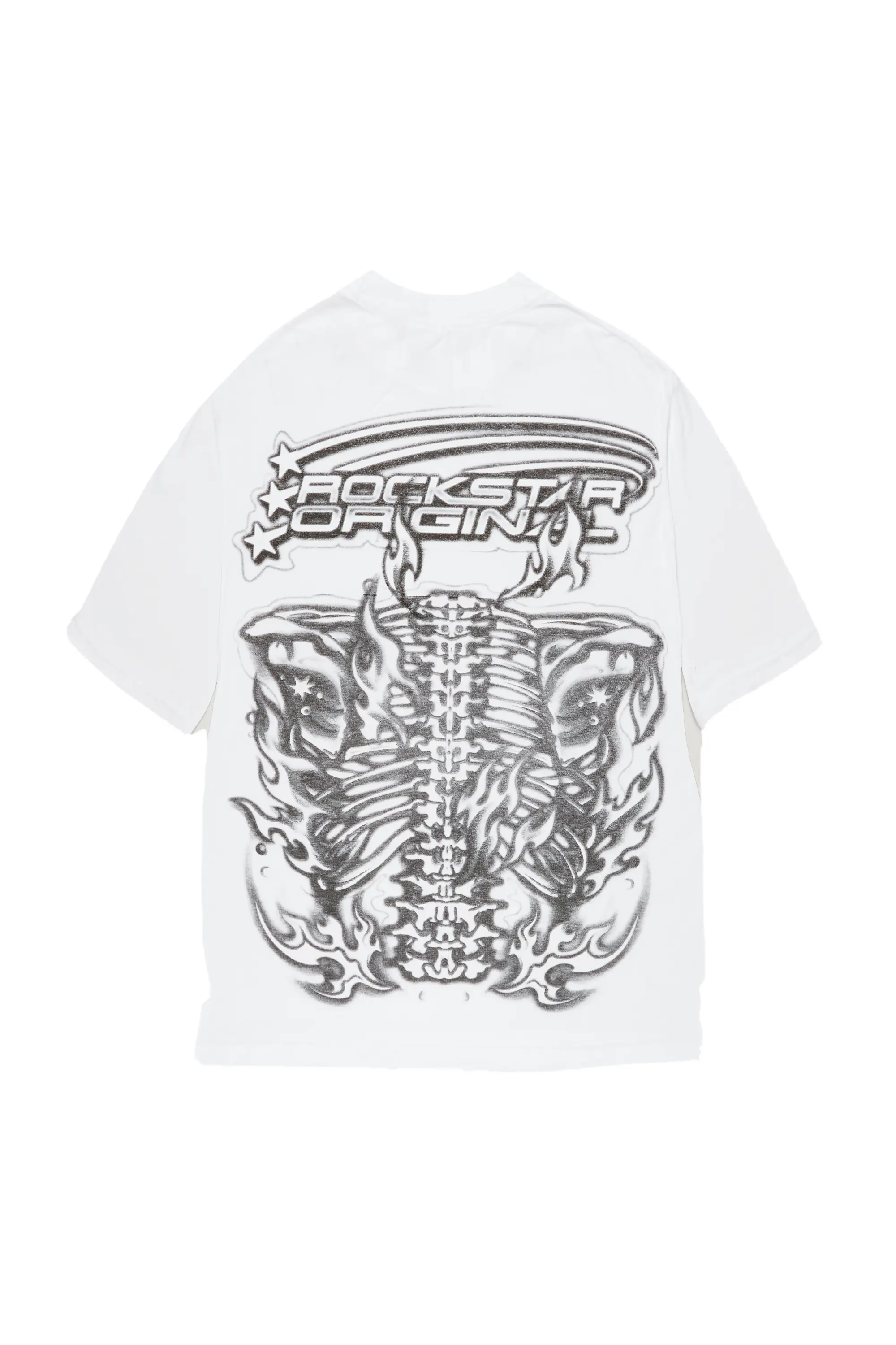 Giana White Mega Oversized T-Shirt - Image 2