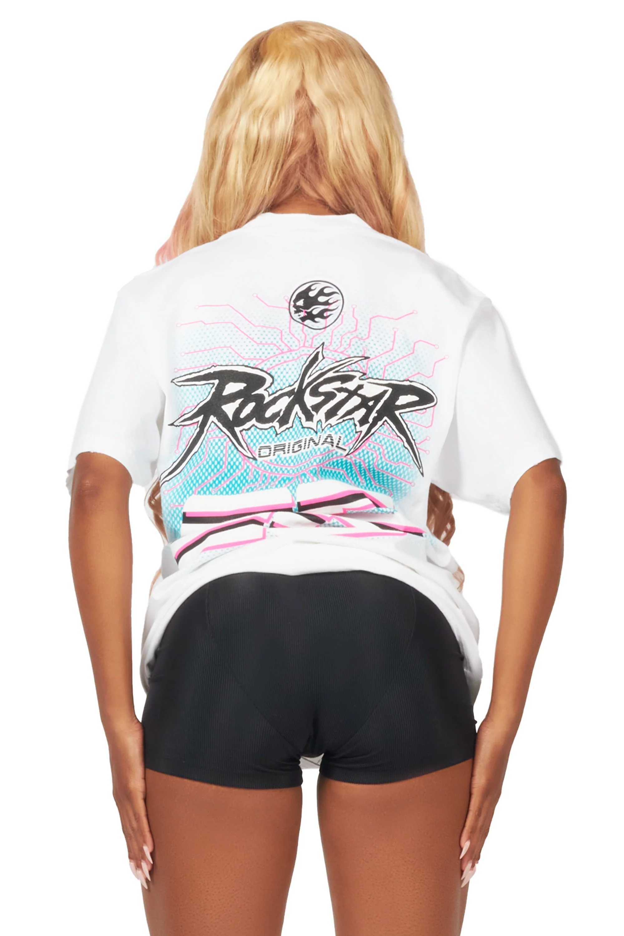 Nene White Mega Oversized T-Shirt - Image 6