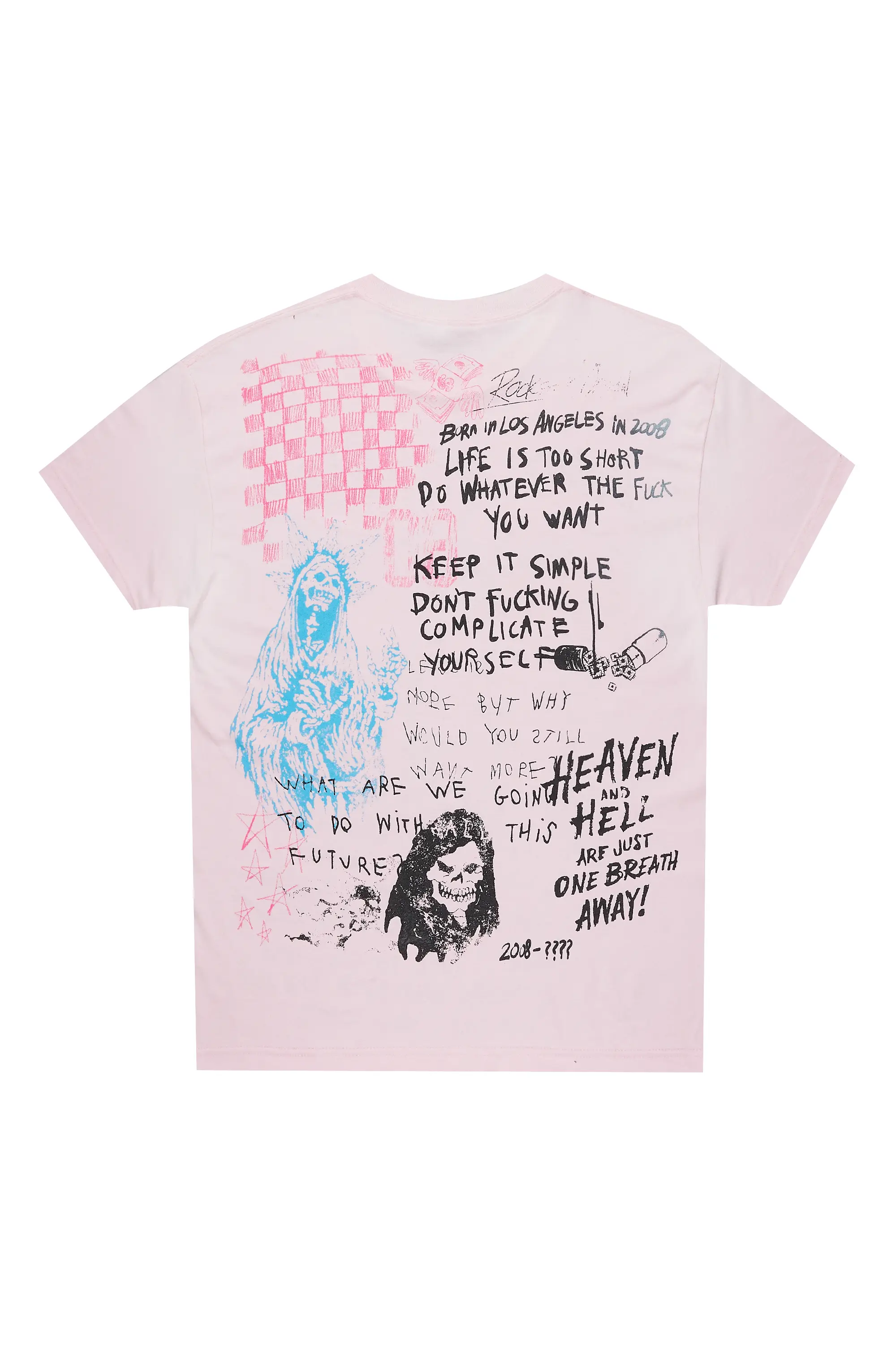 Shamirra Pink Oversized T-Shirt - Image 2