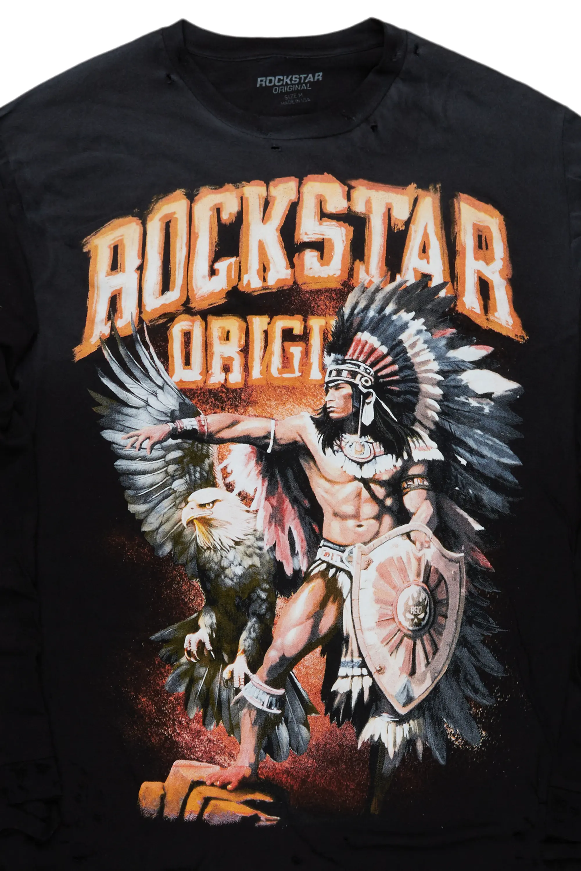 Raquel Black Long Sleeve T-Shirt - Image 2
