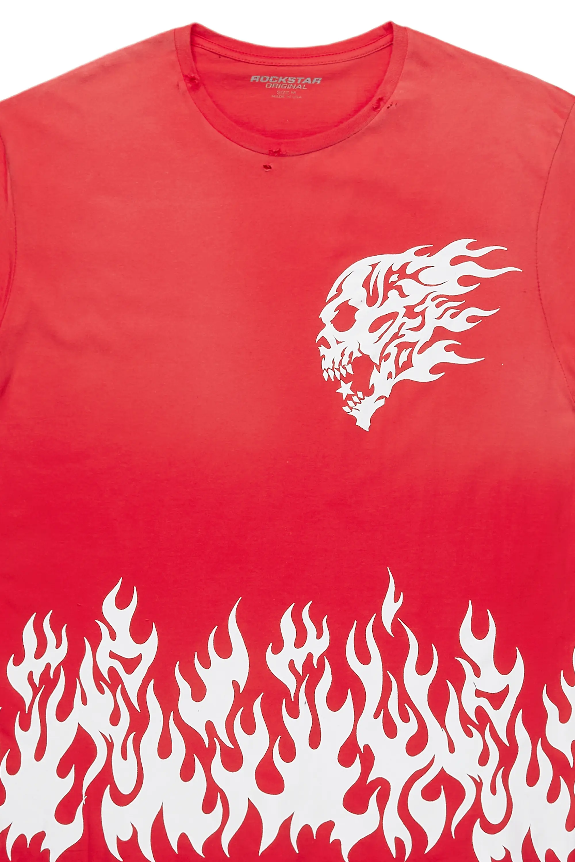 Kyzjaa Red Oversized T-Shirt - Image 2