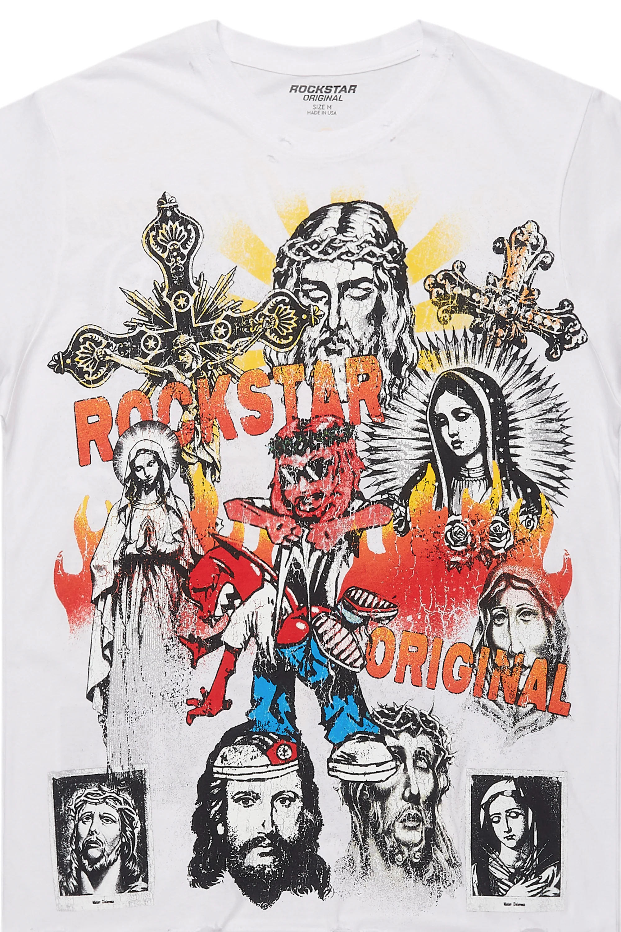 Kenyatta White Oversized T-Shirt - Image 2