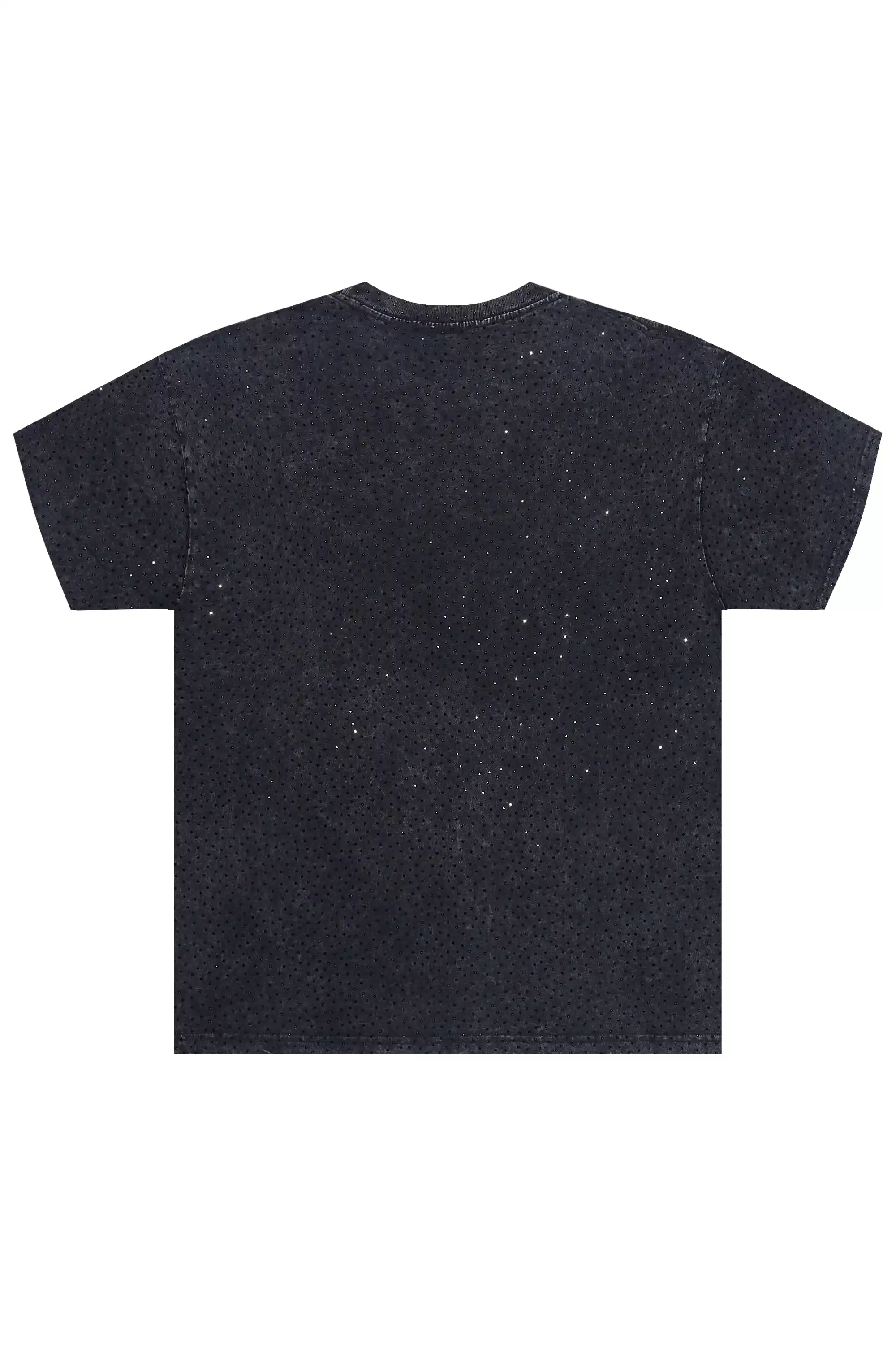 Kammile Black Rhinestone T-Shirt - Image 4