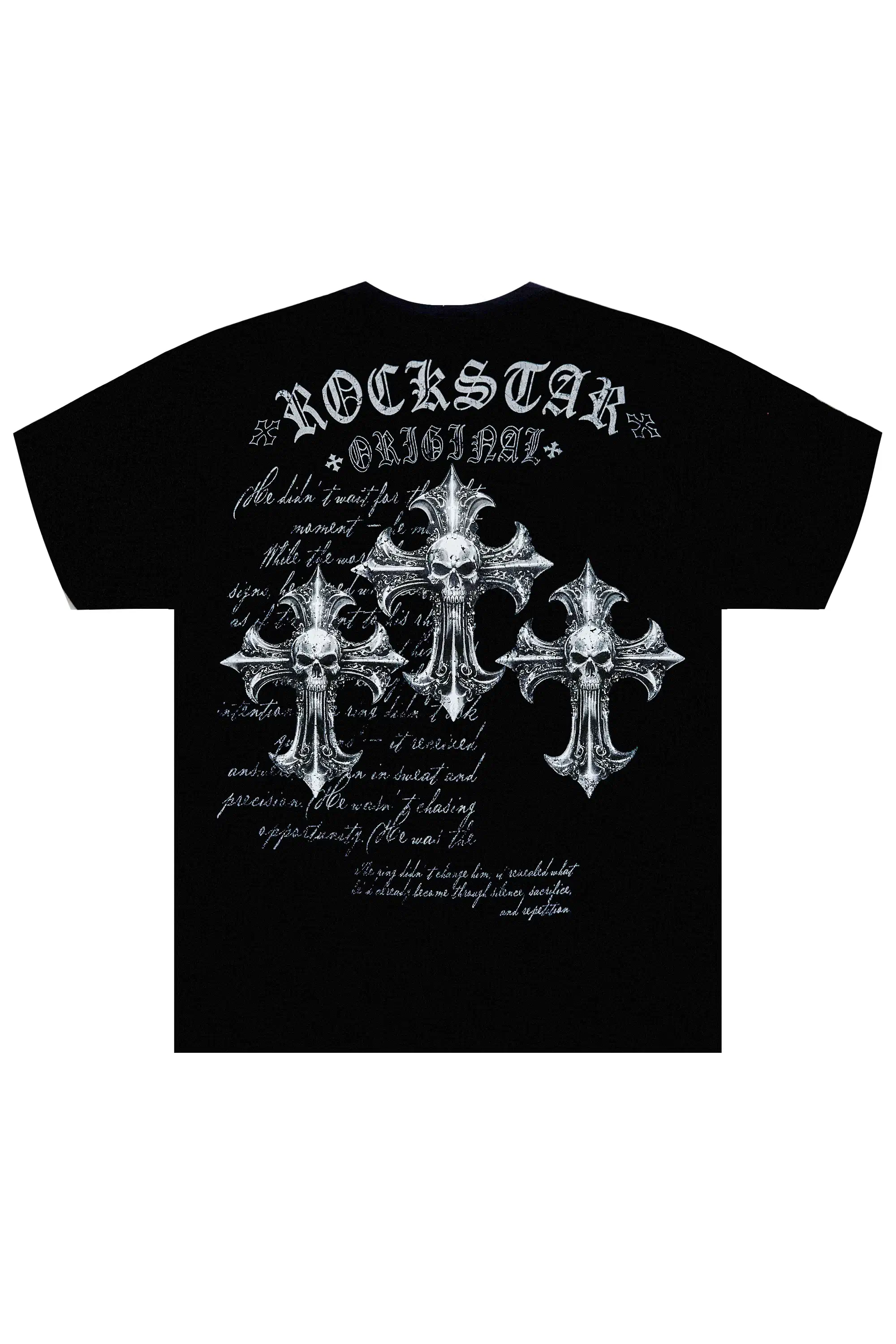 Shalisha Black Graphic Short Sleeve Tee - Image 2