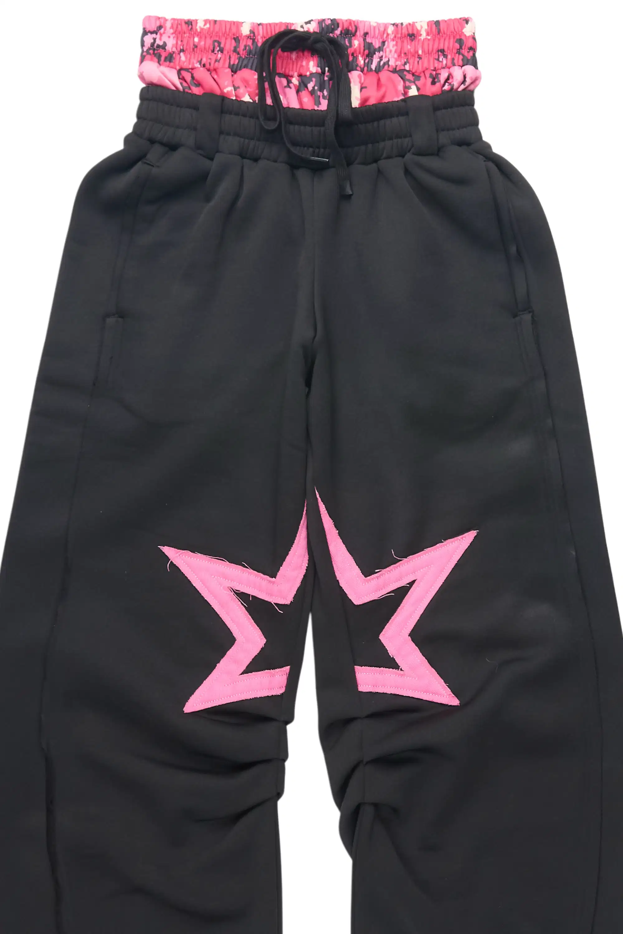 Canaan Black Double Waisted Baggy Track Pant - Image 7