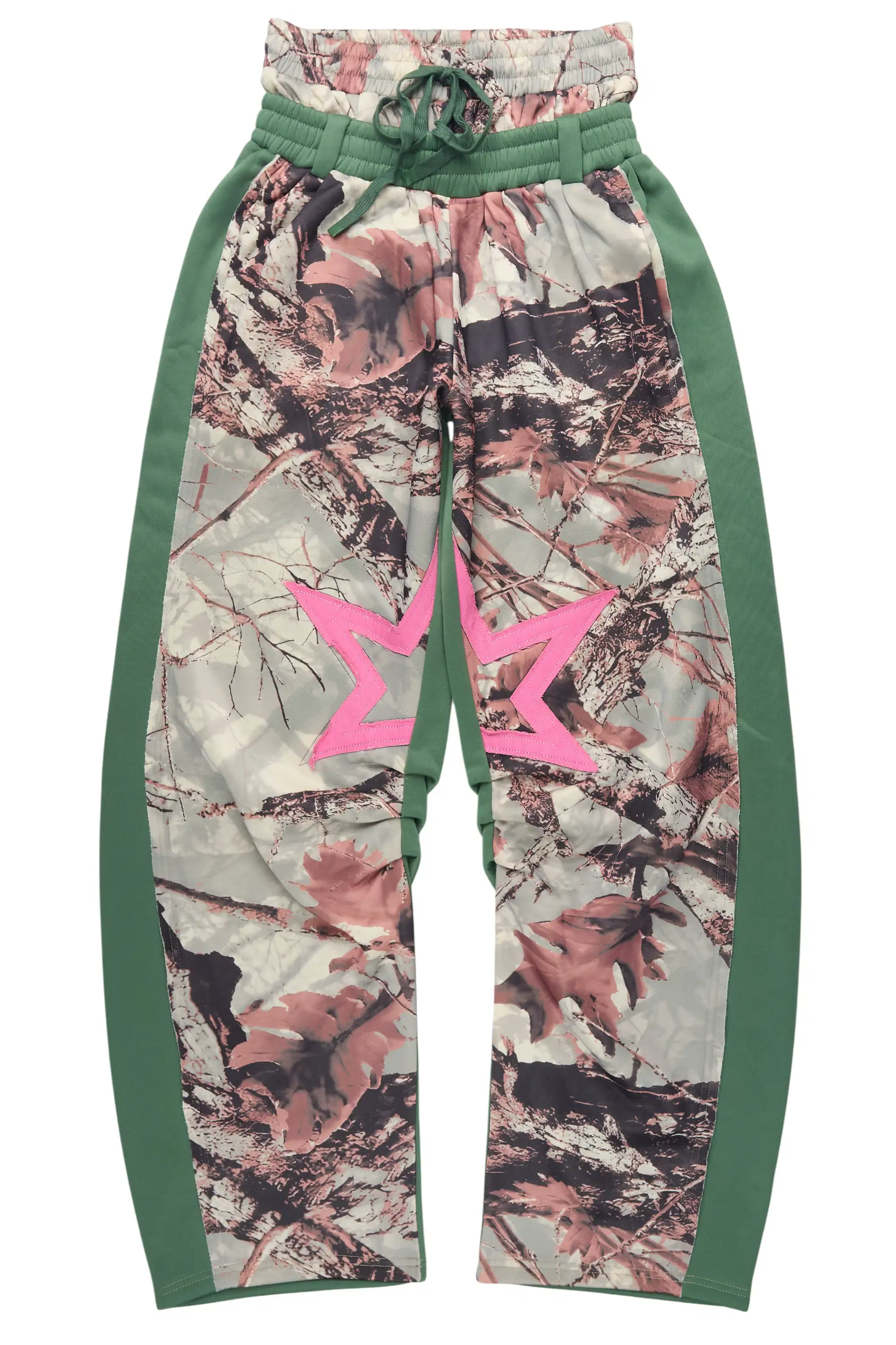 Canaan Tree Camo Double Waisted Baggy Track Pant - Image 3