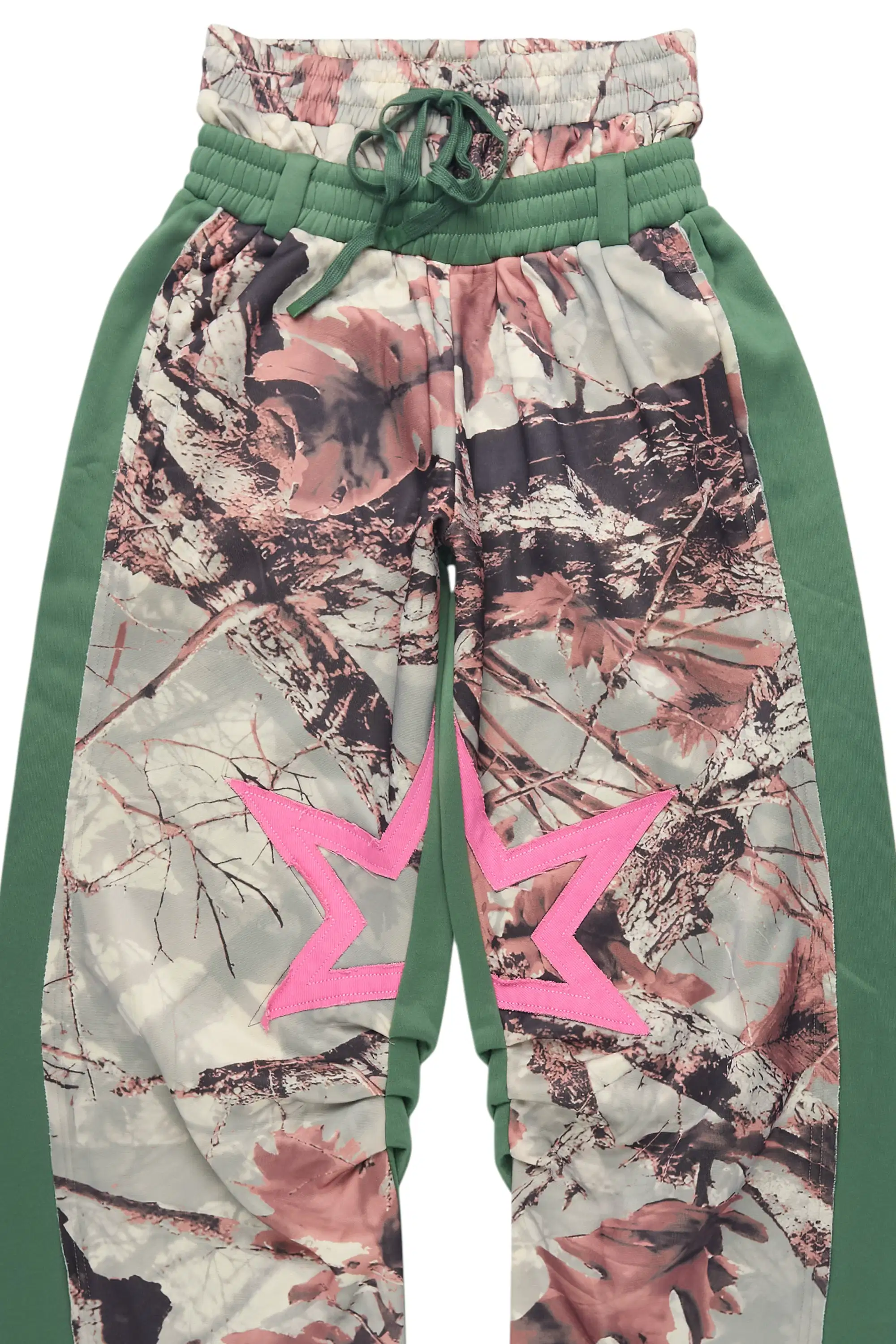 Canaan Tree Camo Double Waisted Baggy Track Pant - Image 5