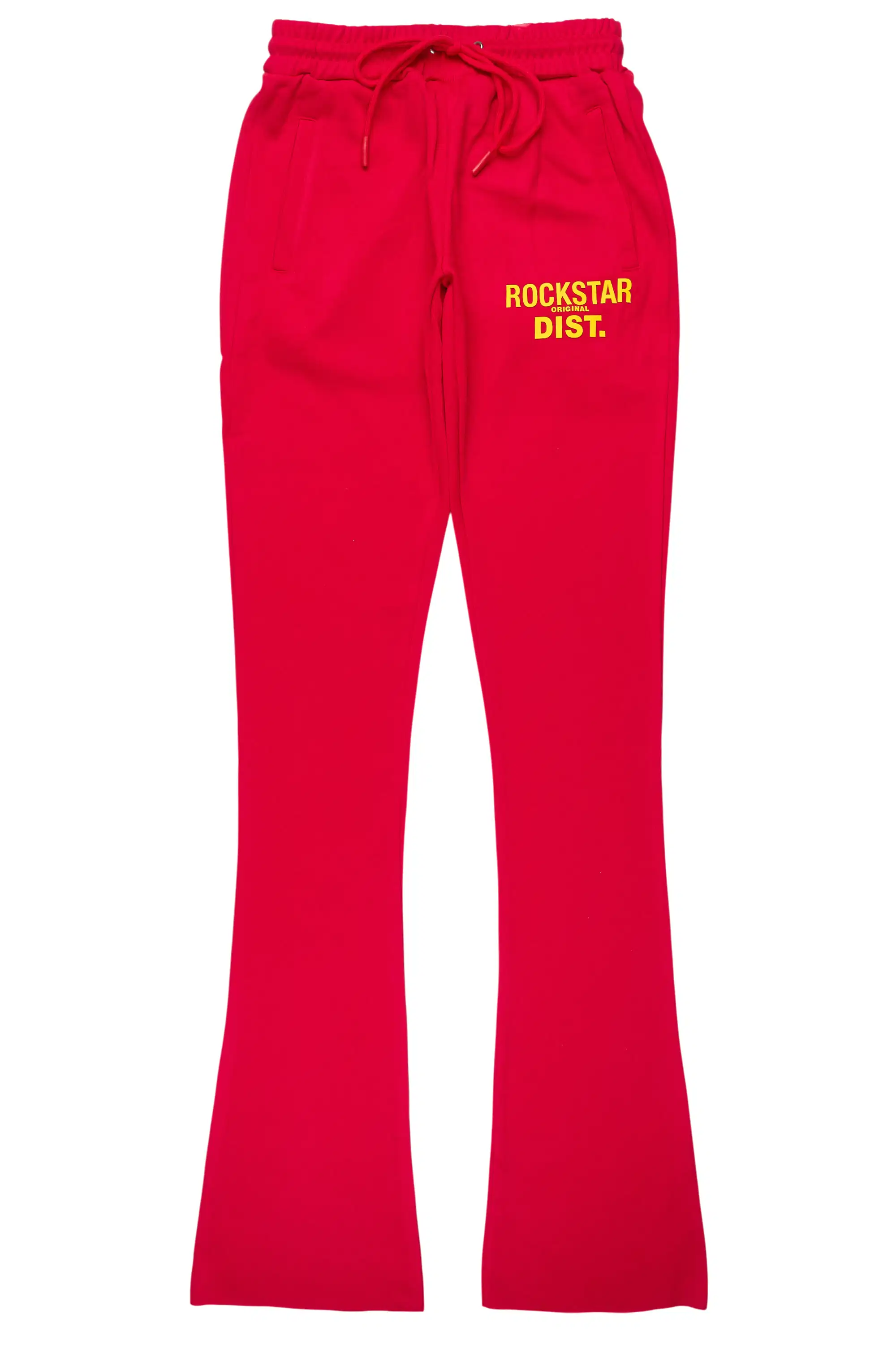 Juliana Red/Yellow Super Stacked Track Pant - Image 2